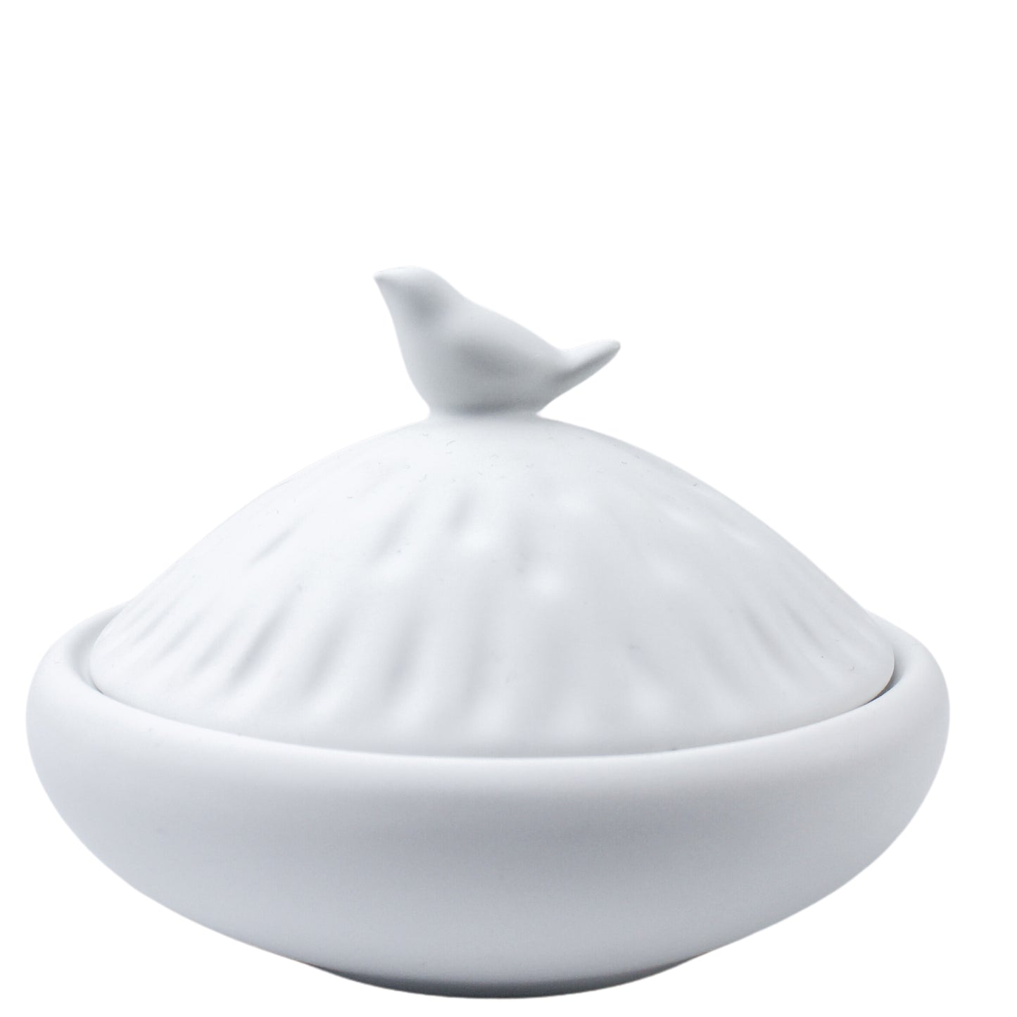 Bird Trinket Box -White