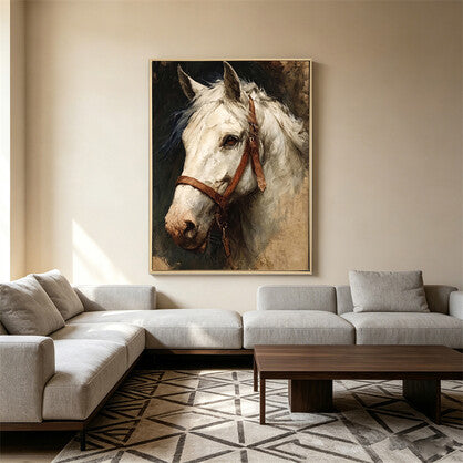 White Horse Painting