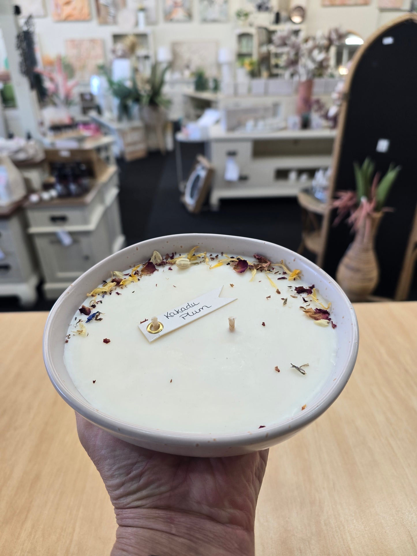 Candle Bowl Large Oval