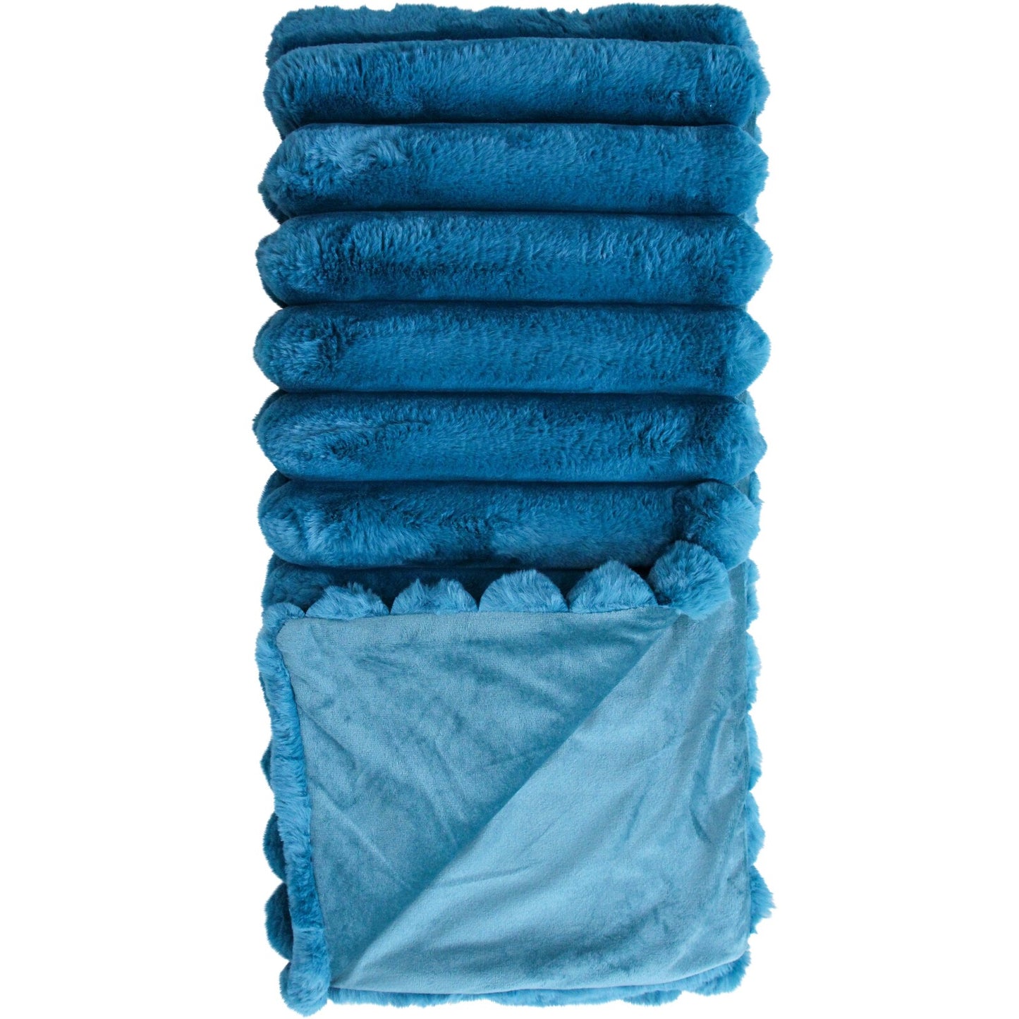 Lux Throw Rug-Prussia