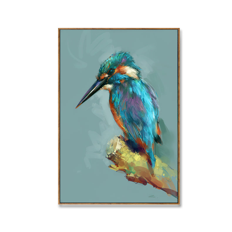 Framed Painting- Kingfisher