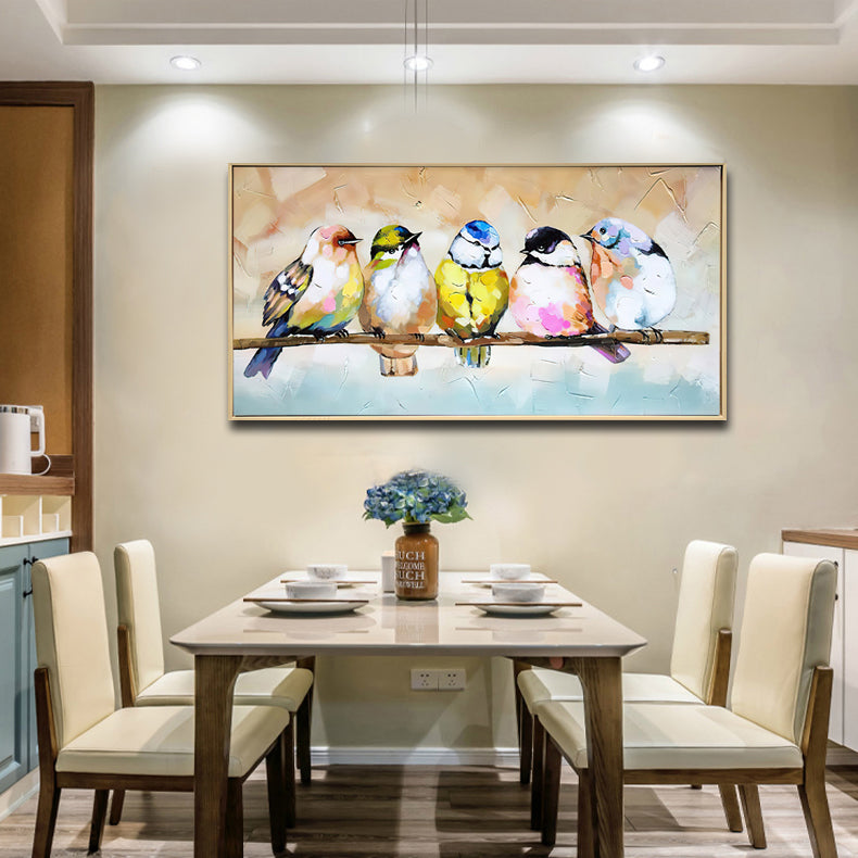Framed Canvas-Among Friends