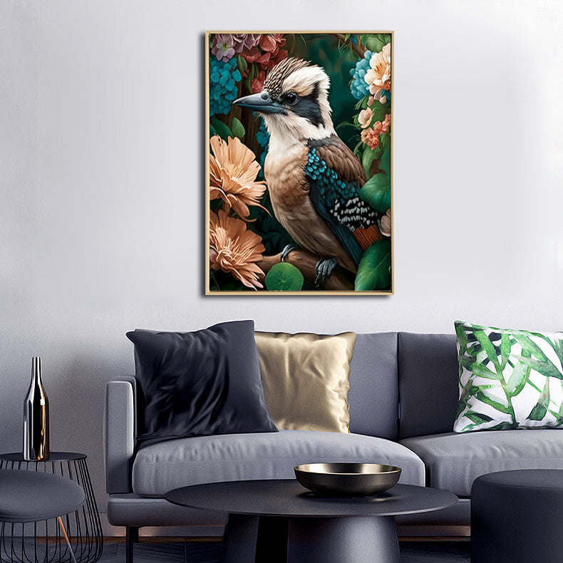Framed Canvas- Happy Kooka