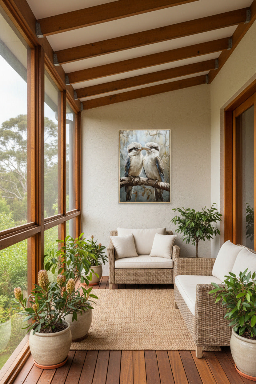 Two Kookaburra's Canvas