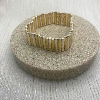 Bracelet Multi Stretch- Gold/Silver