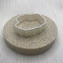Bracelet Multi Stretch- Silver