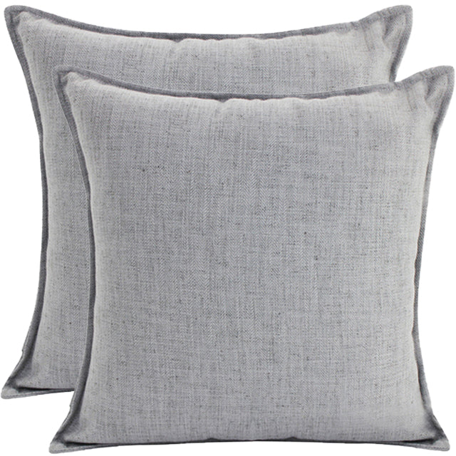 Cushion Cover Linen Light Grey
