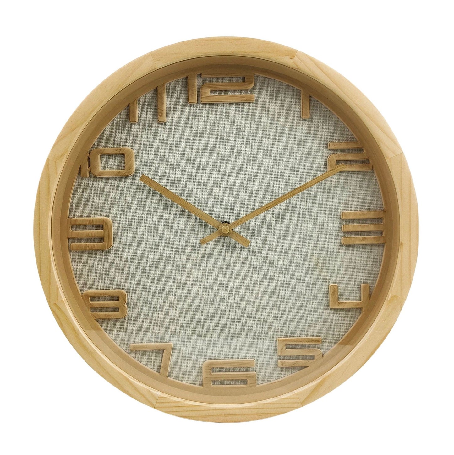 Clock-White and Natural