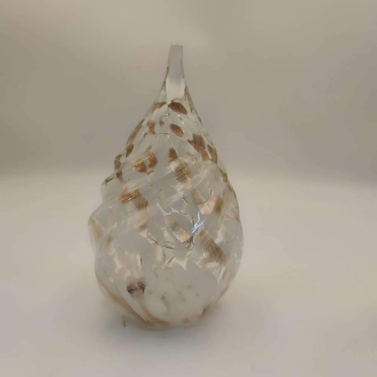 Glow Light Teardrop-White/Gold