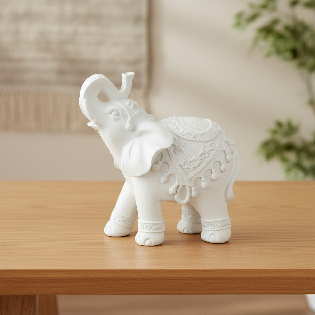 Elephant Decor- White