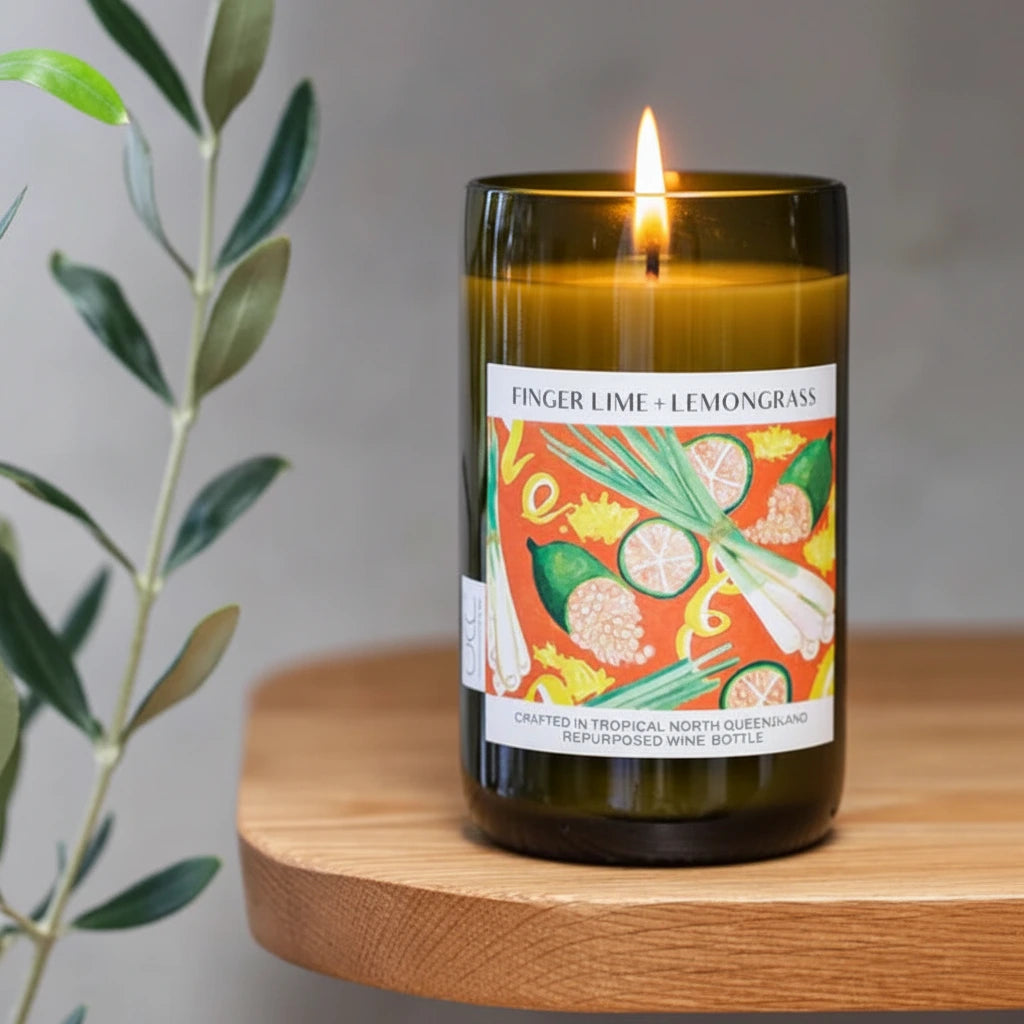 Finger Lime and Lemongrass Candle