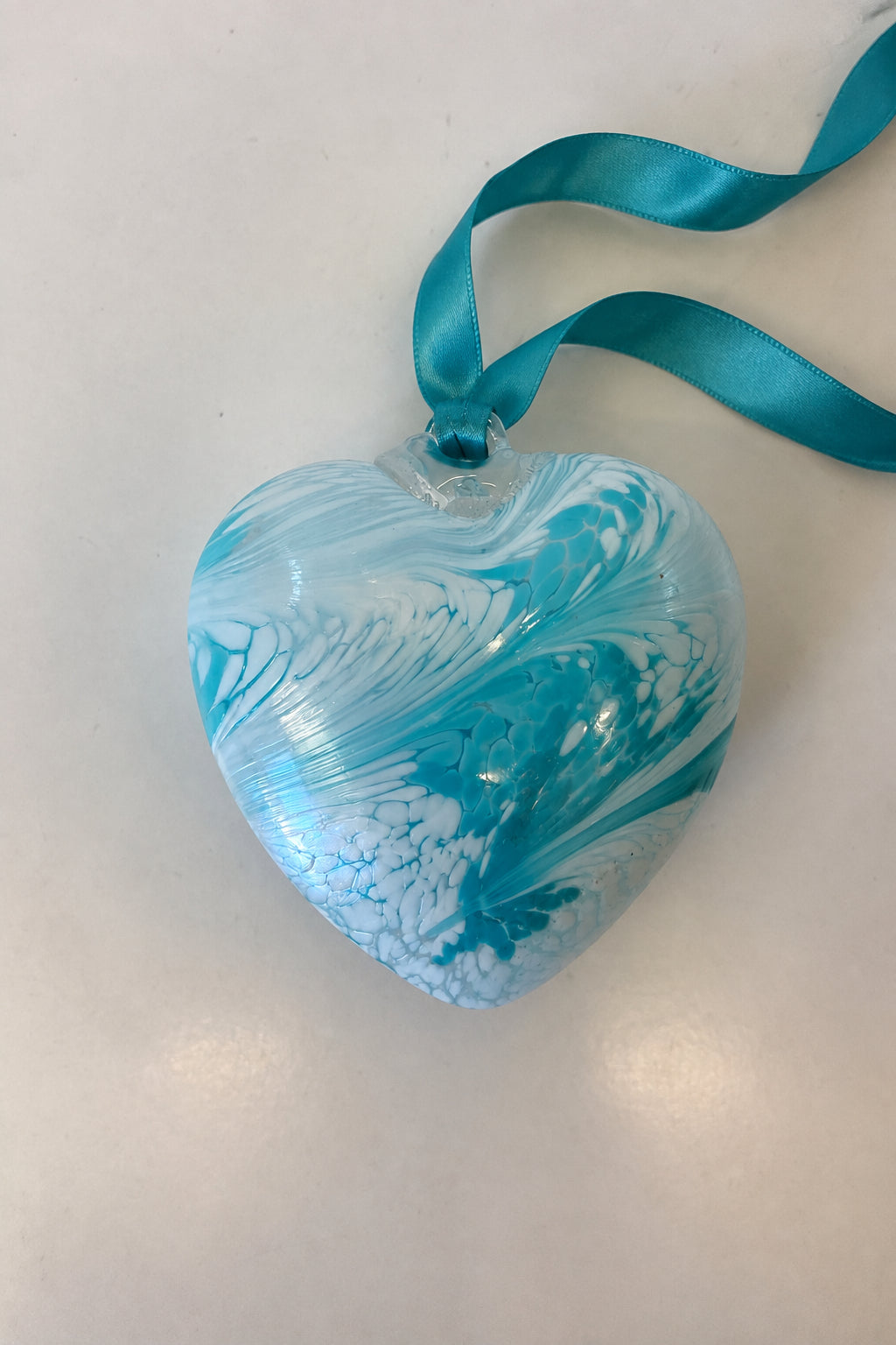Hanging Glass Heart-010