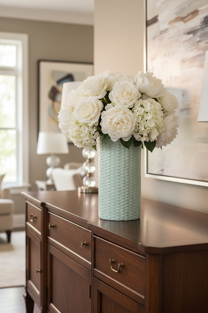 Vase Geometric Small- Sage