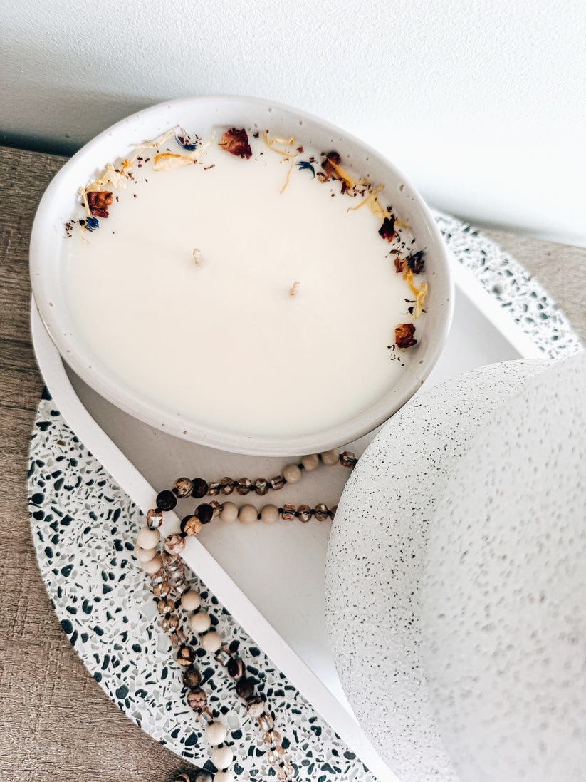 Candle Bowl Large Oval