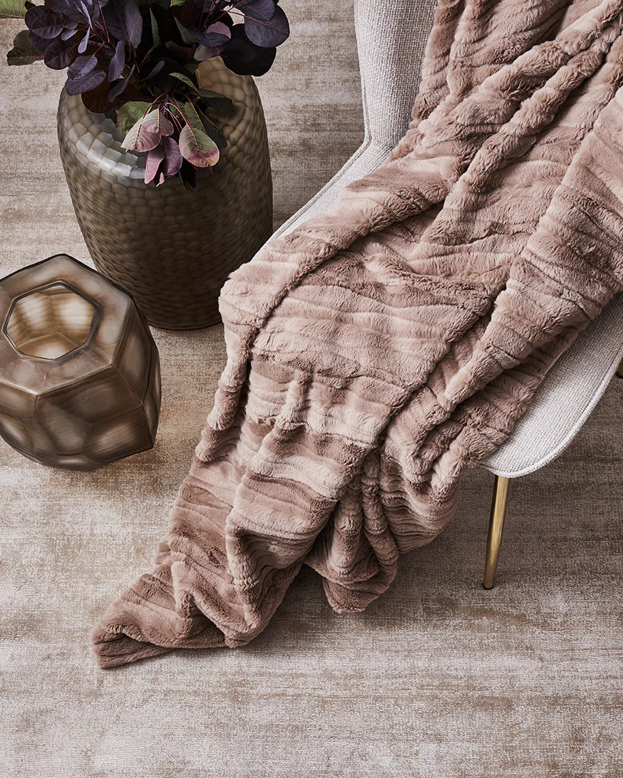 Juliet Throw Rug- Taupe