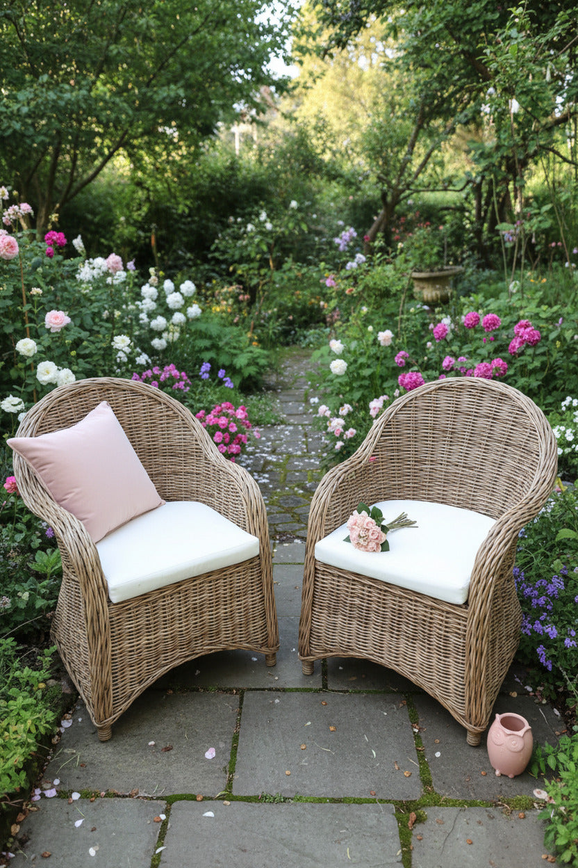Rattan Rome Chair-Kubu Grey
