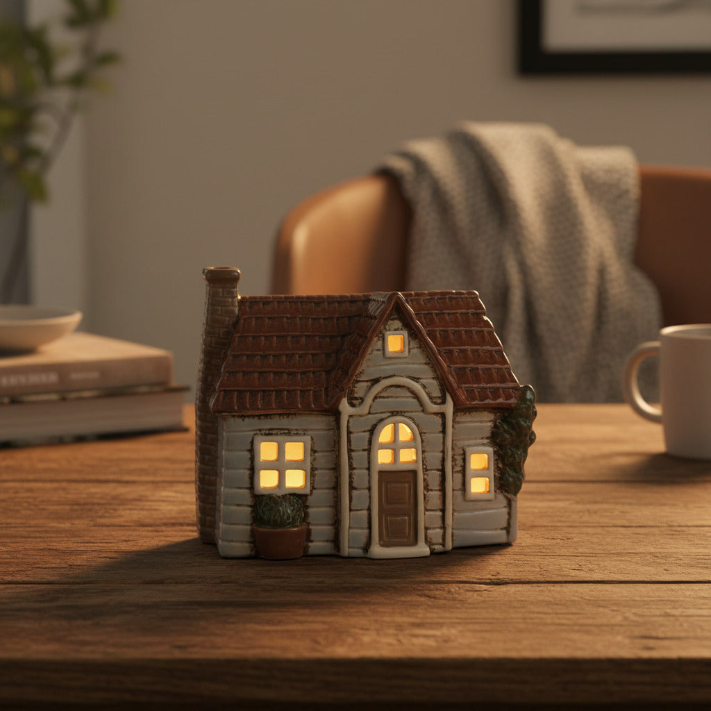 Arched Door Tiled Tealight House