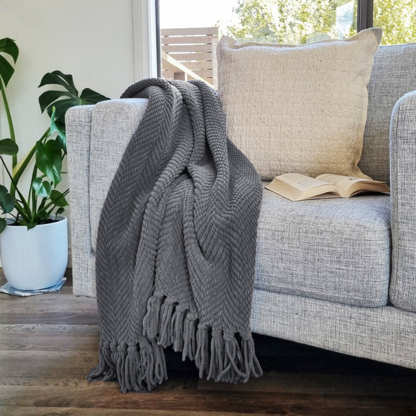 Louie Throw Rug-Steele