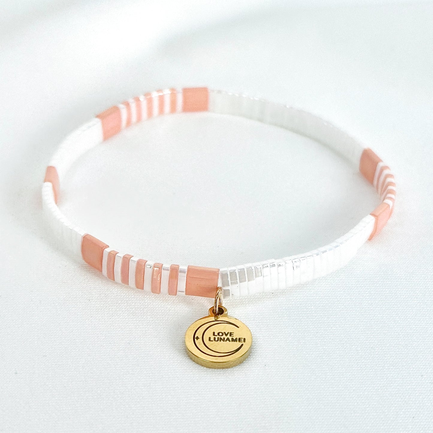 Love Bracelet-Pink and White