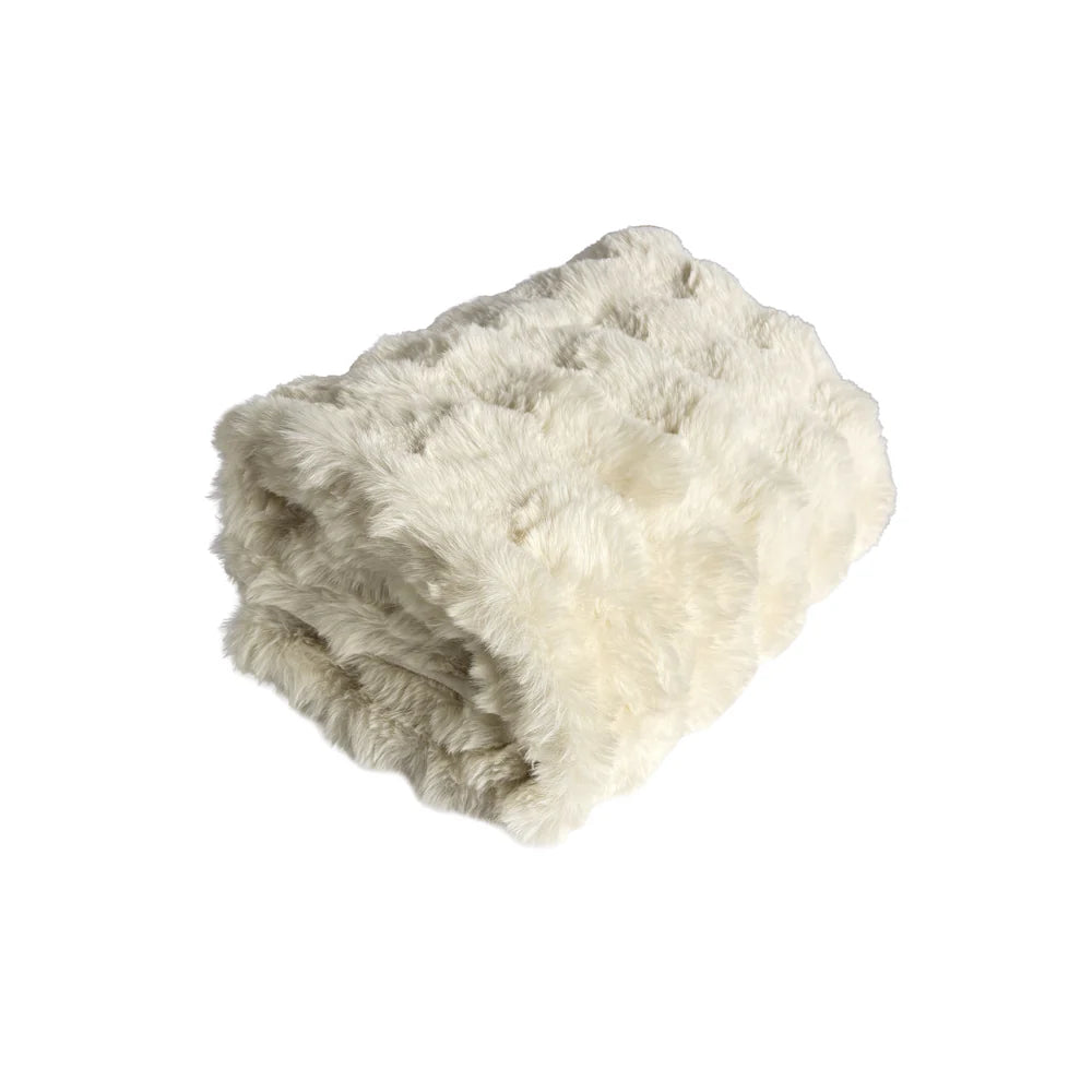 Mallow Throw Rug-Ivory
