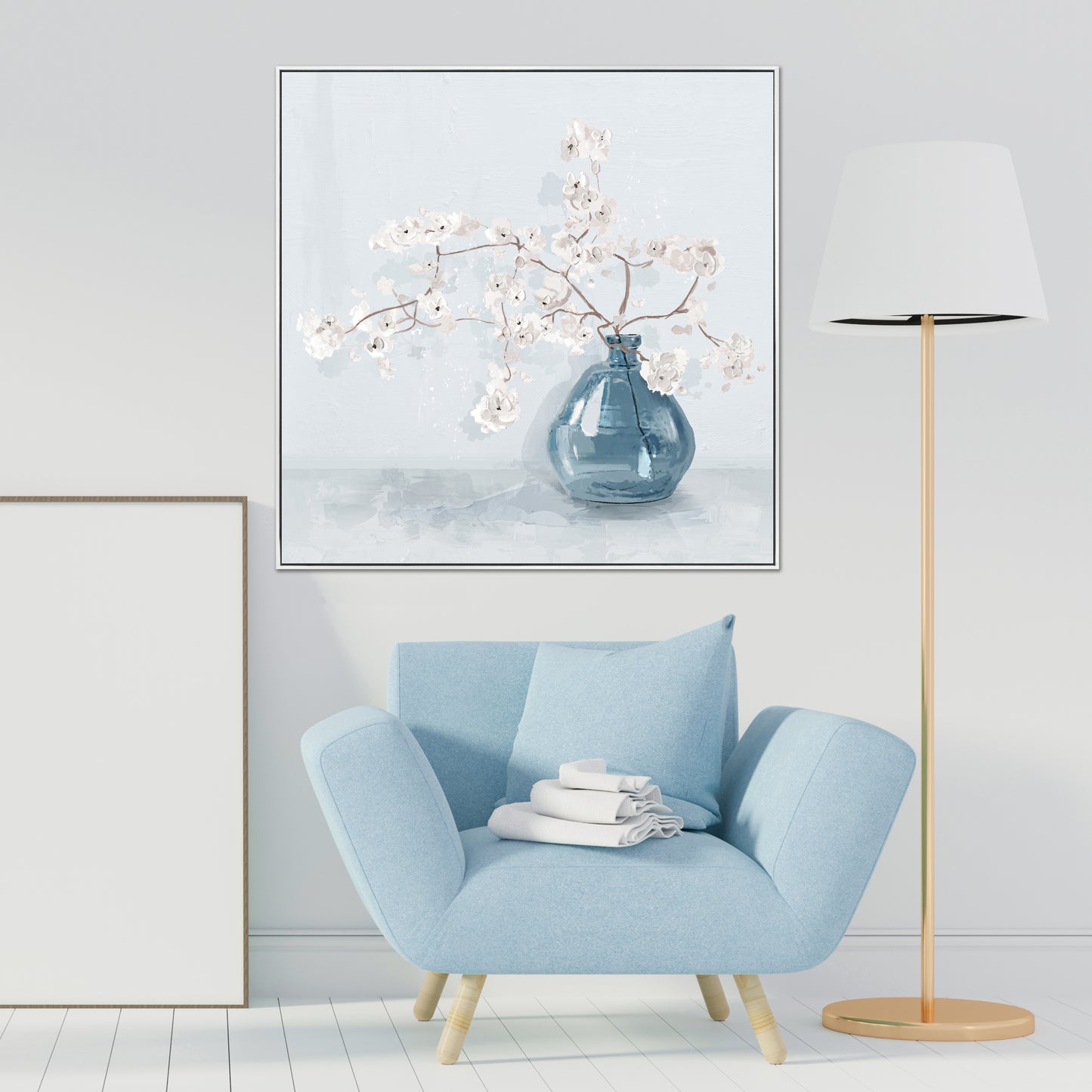 Framed Painting- Simply Iris-istible