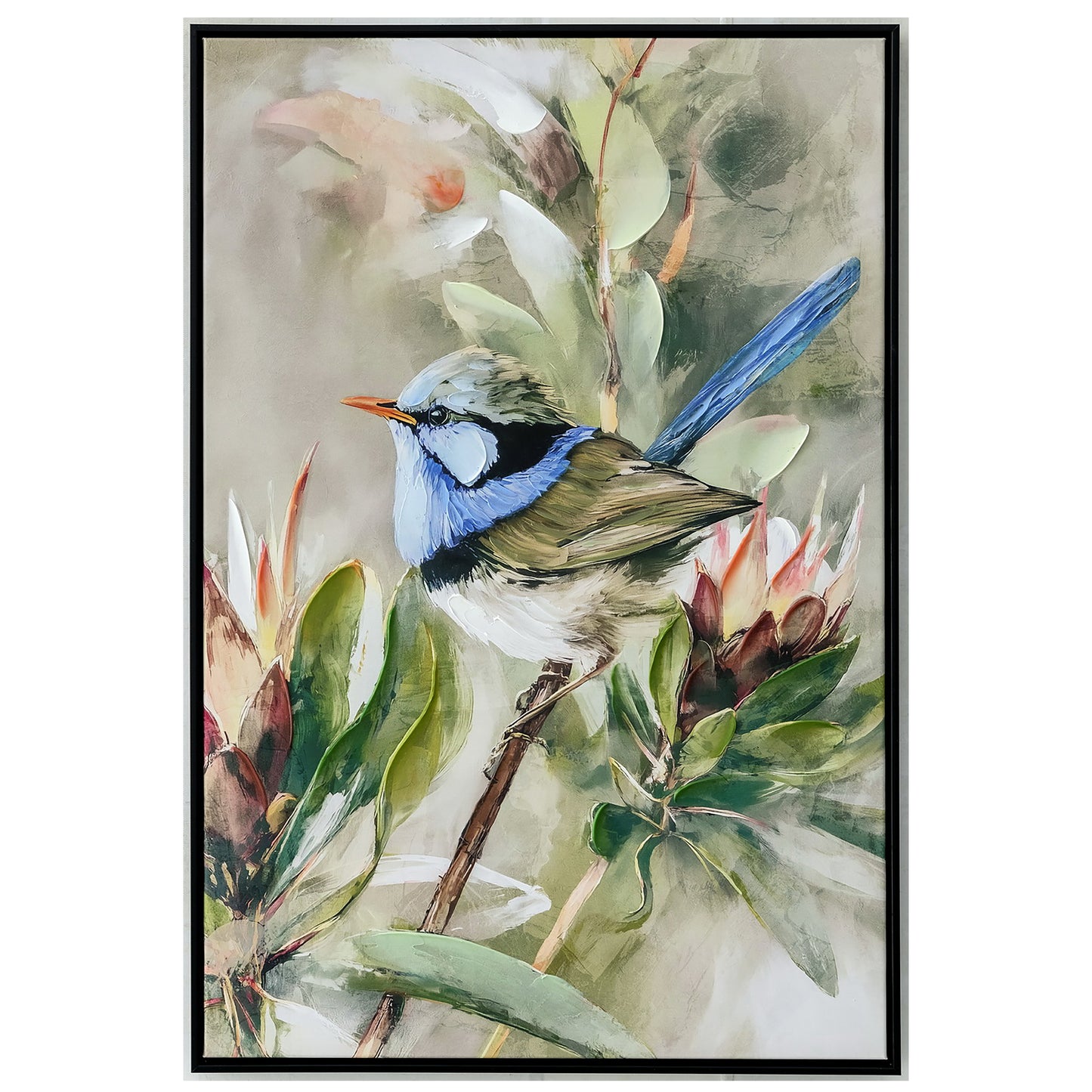 Wren It Rains Painting