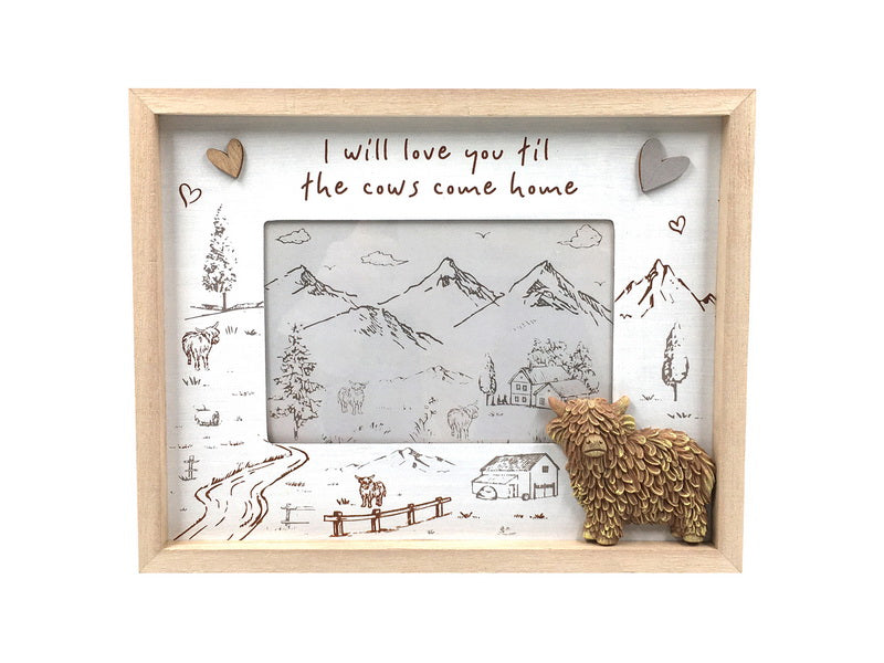 Highland Cow Photo Frame