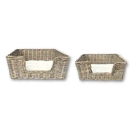 Rattan Kubu Pet Bed- Rectangle