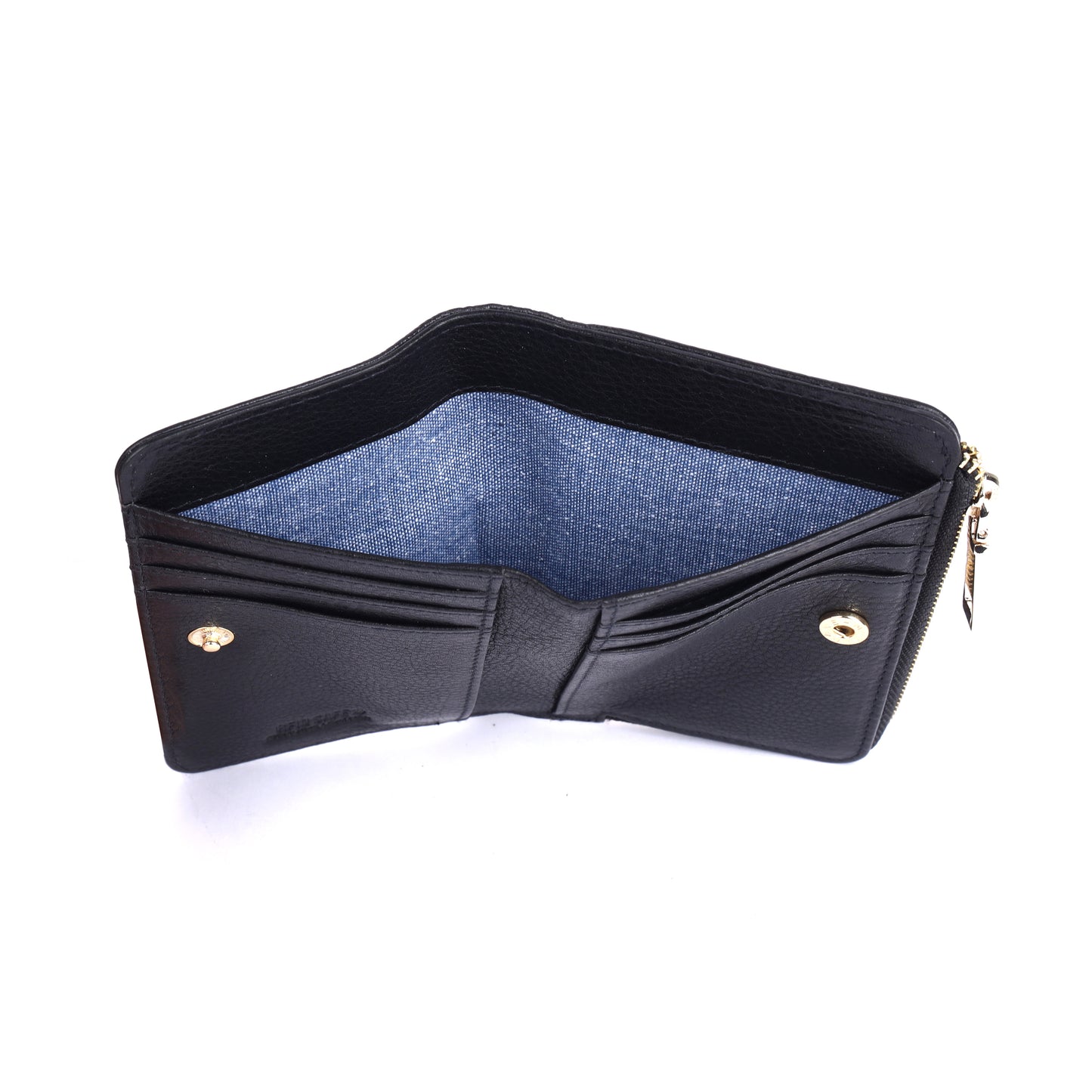 Rugged Hide Mia Wallet-Black