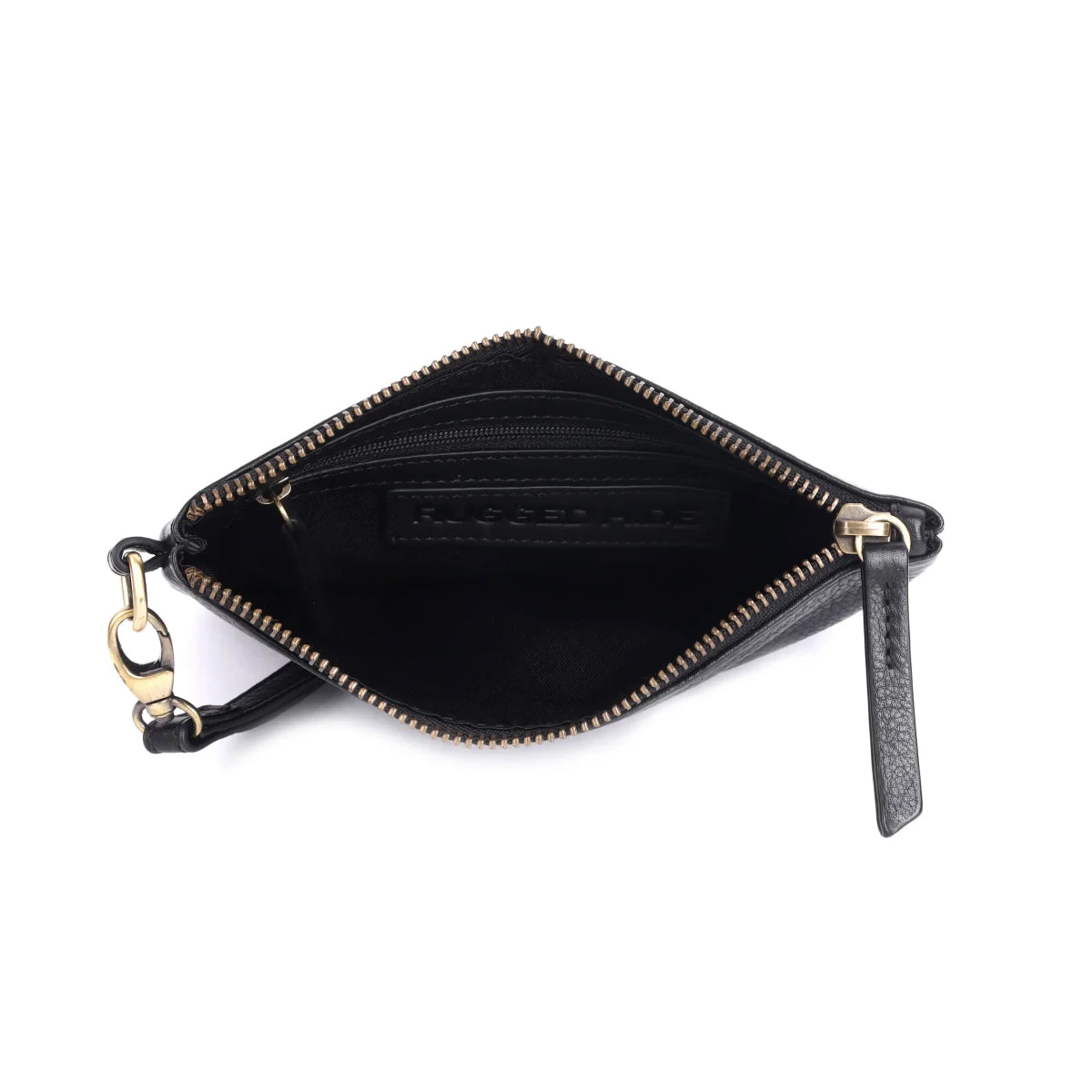 Rugged Hide Carlota Pouch-Black