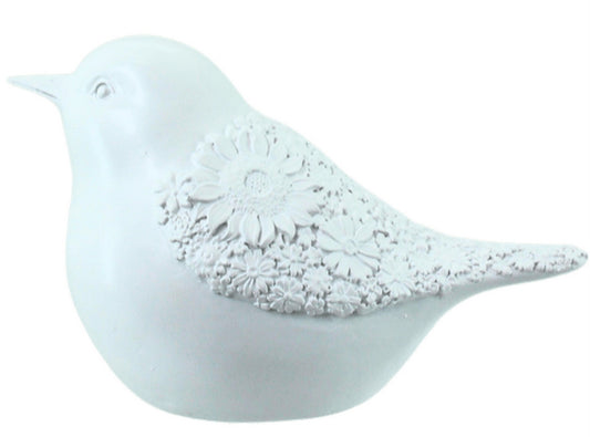 Floral Bird- White