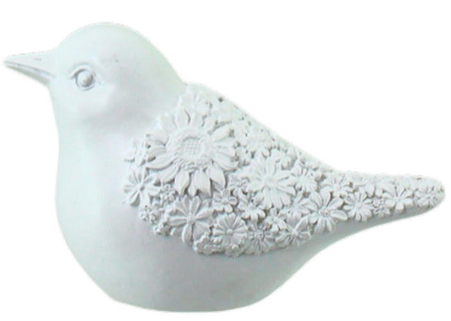 Floral Bird - White