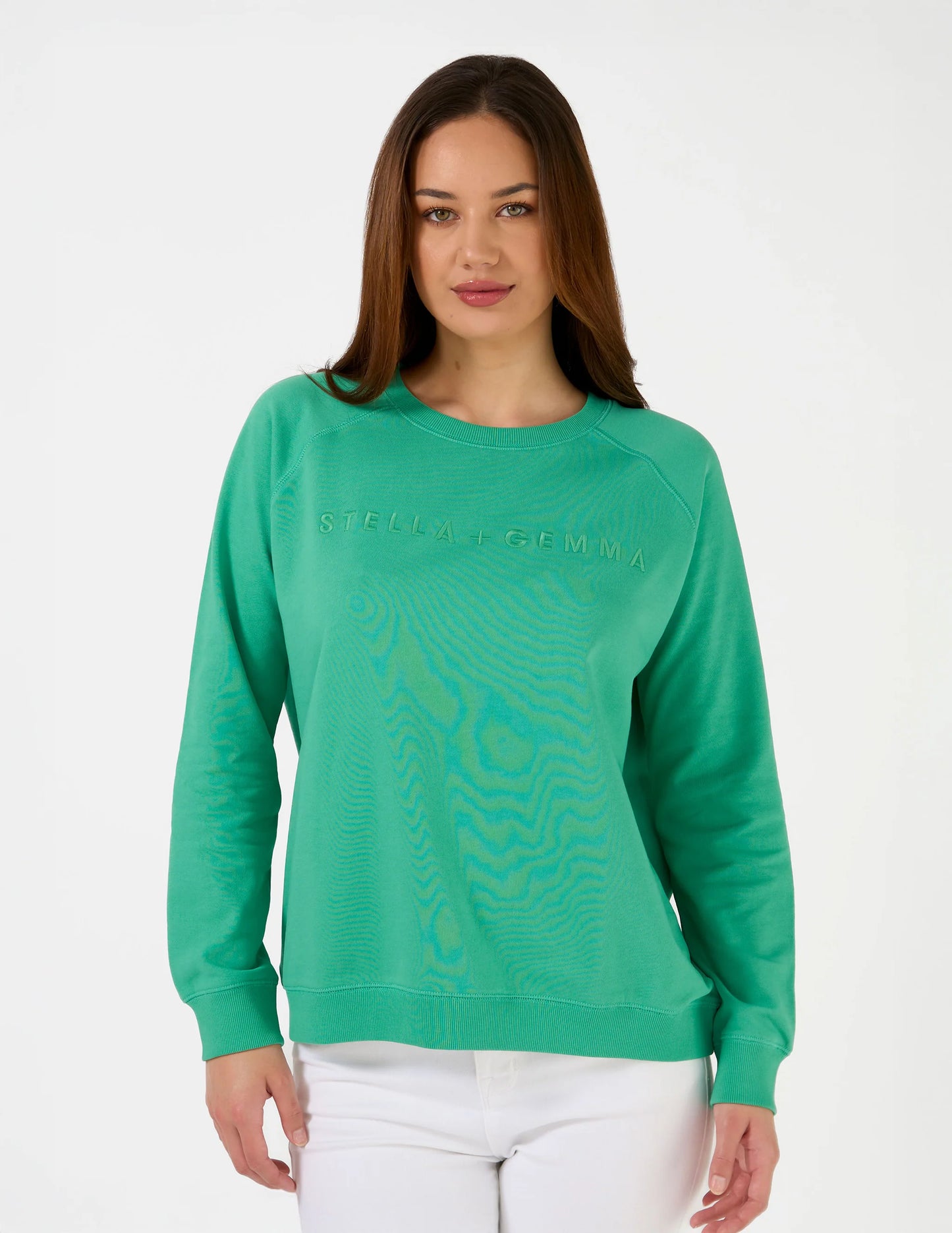 Stella and Gemma Logo Sweater-Mint