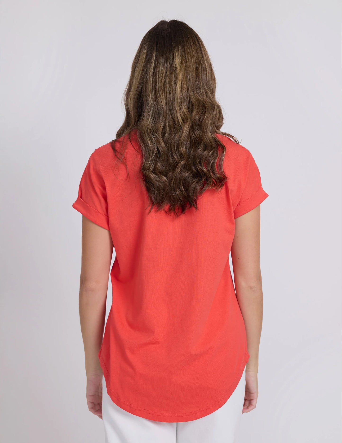 Stella and Gemma Soho Cuff Tee- Red Rotation