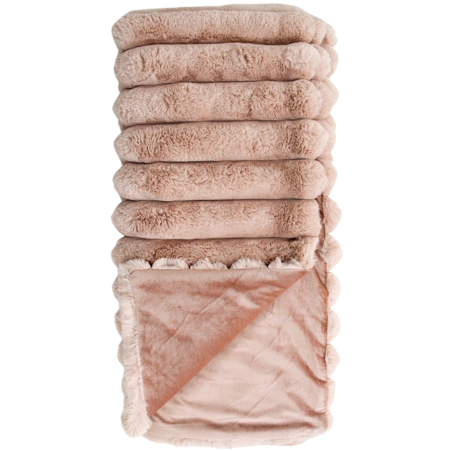 Lux Faux Fur Throw Rug- Tuscany
