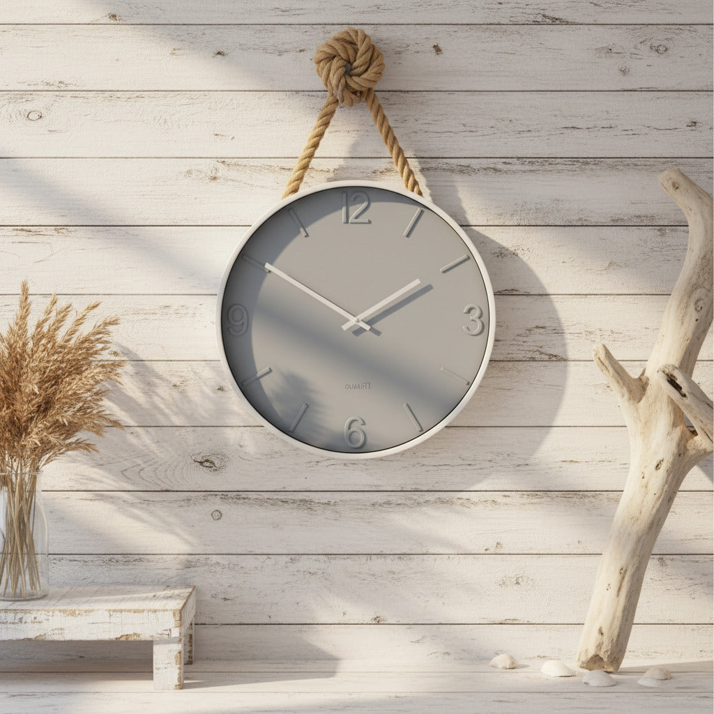 Pale Blue Clock