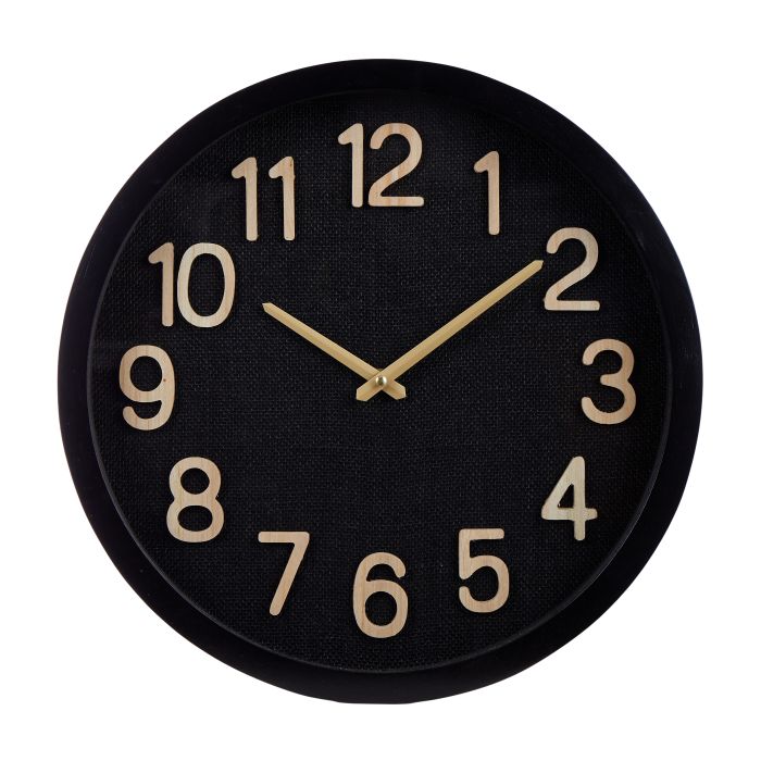 Cunene Wall Clock - Black