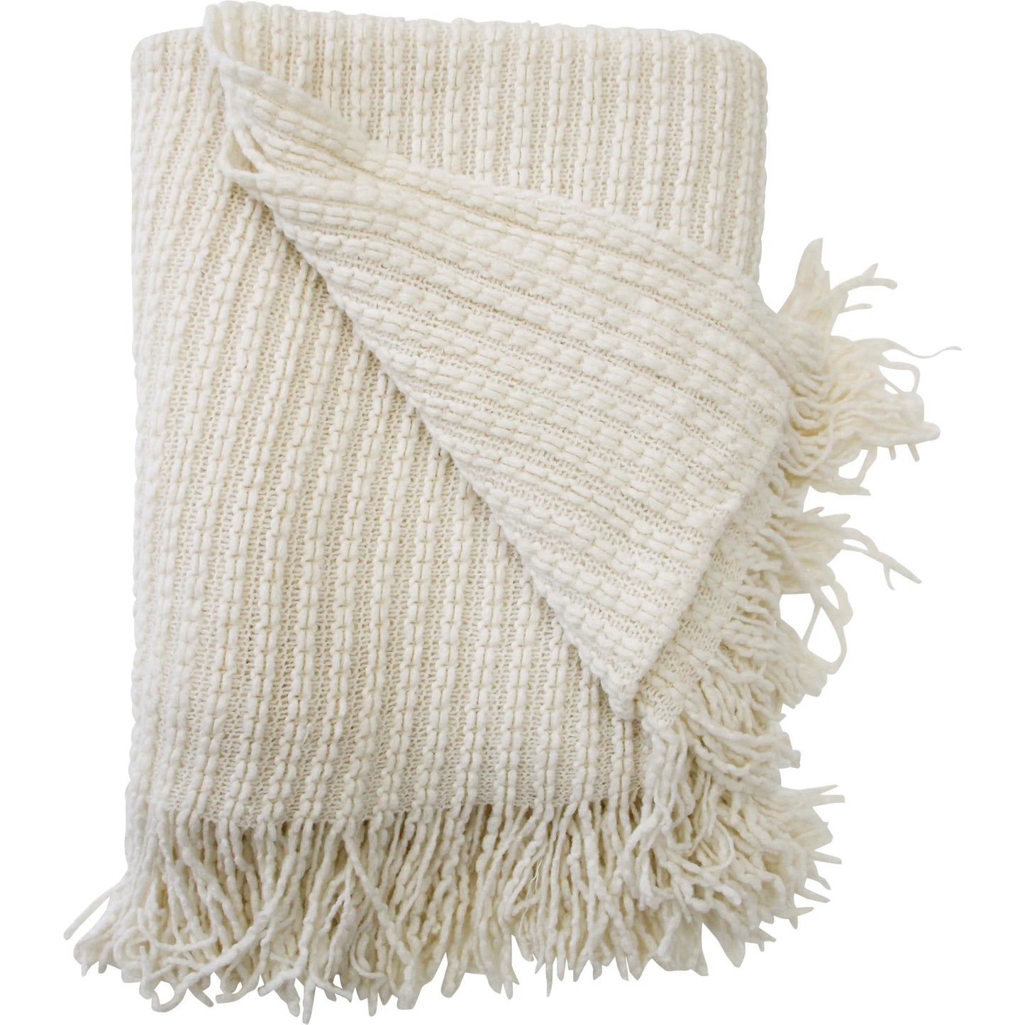 Stitches Throw Rug-Ivory