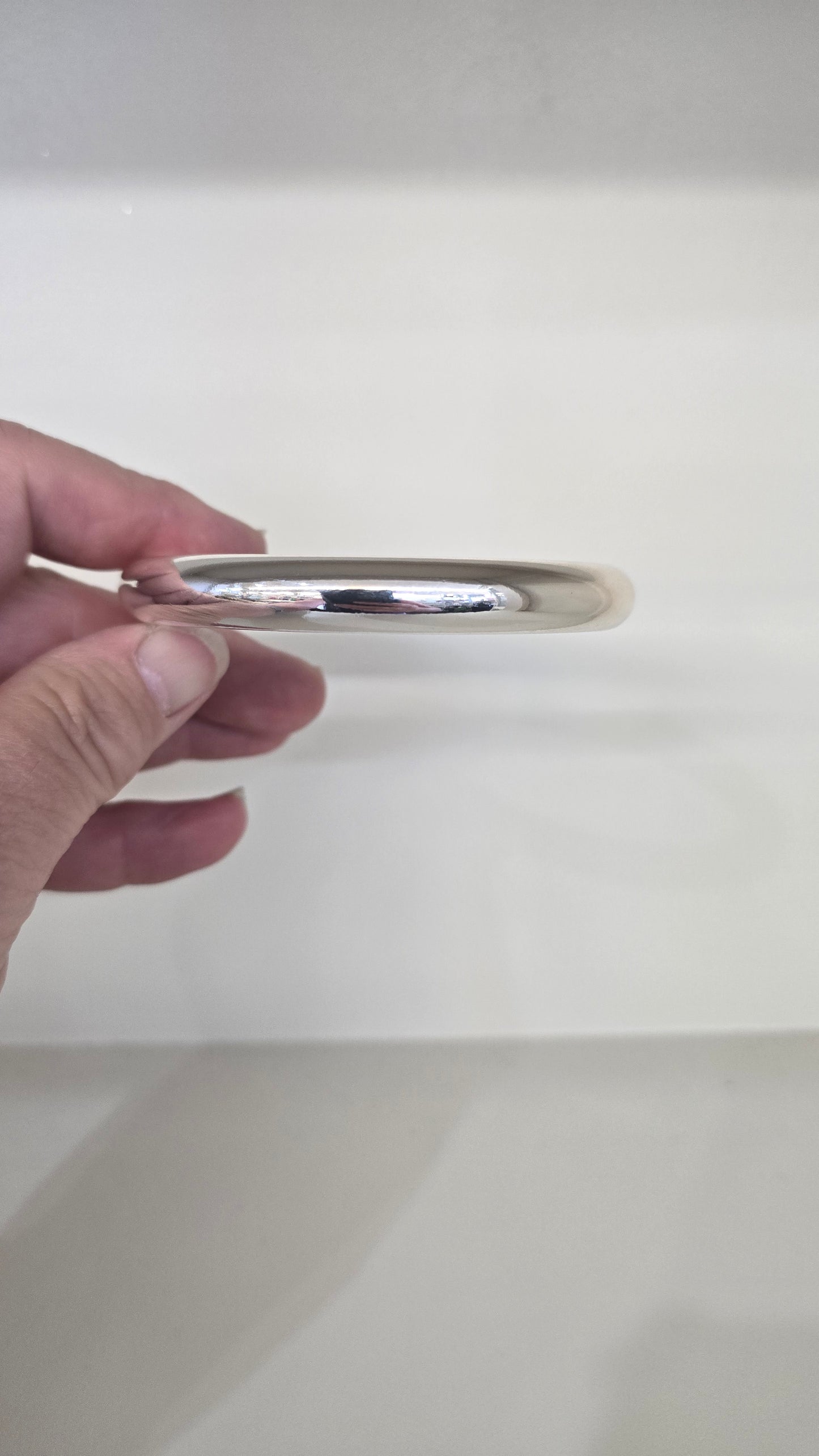 Single Bangle Medium -Silver