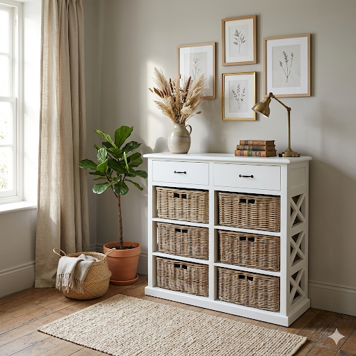 Boston 6 Drawer Cross Cabinet