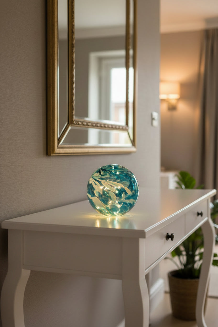 Glow Light-Turquoise and White