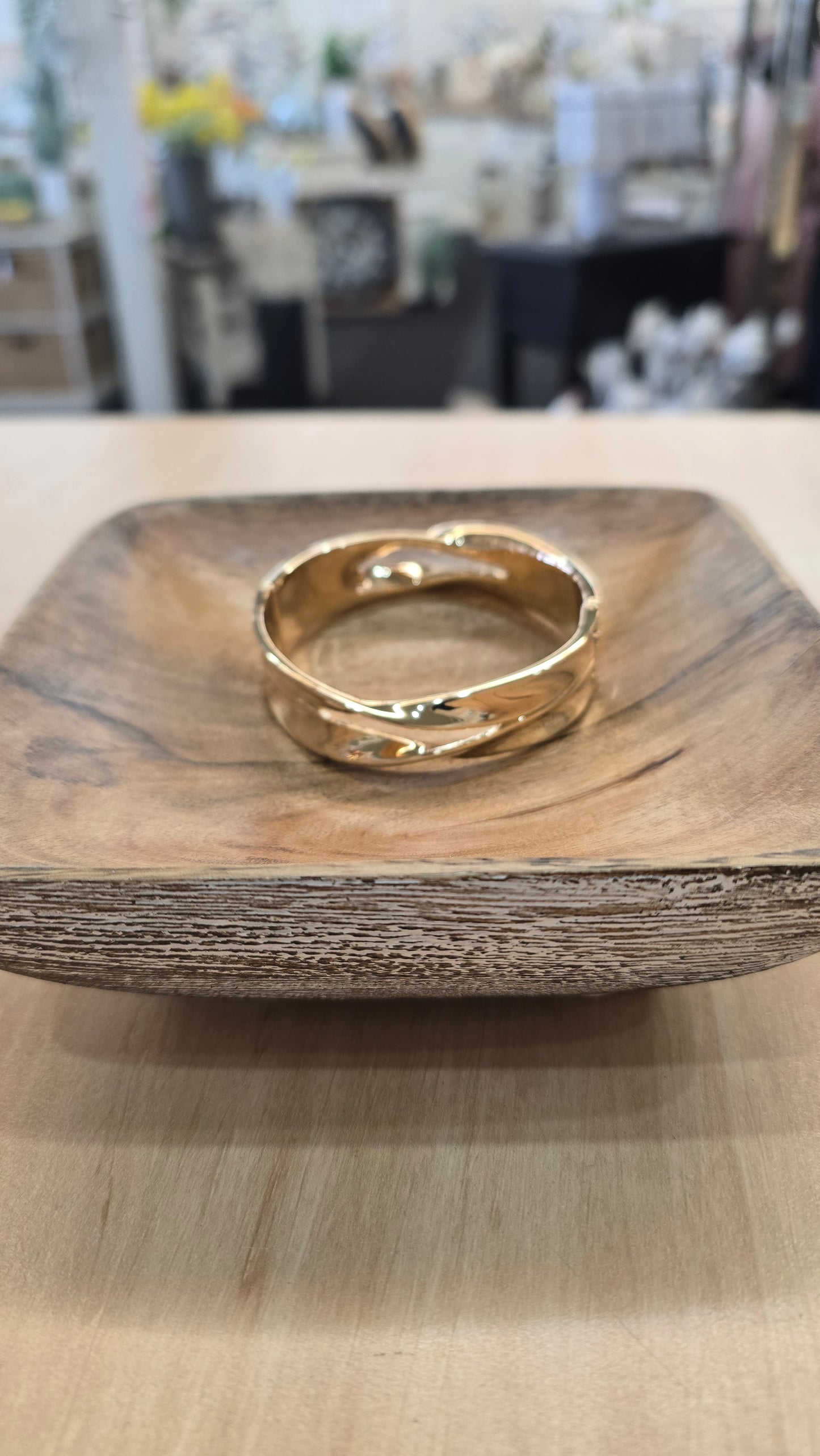 Bangle Double Hinged-Gold