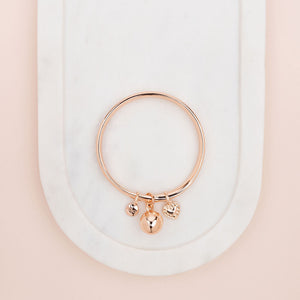 Rose Gold Ball Bangle