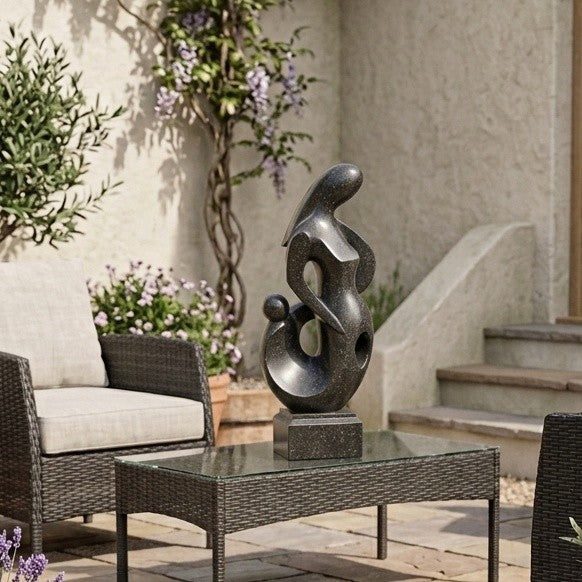 Mum and Son Terrazo Figure