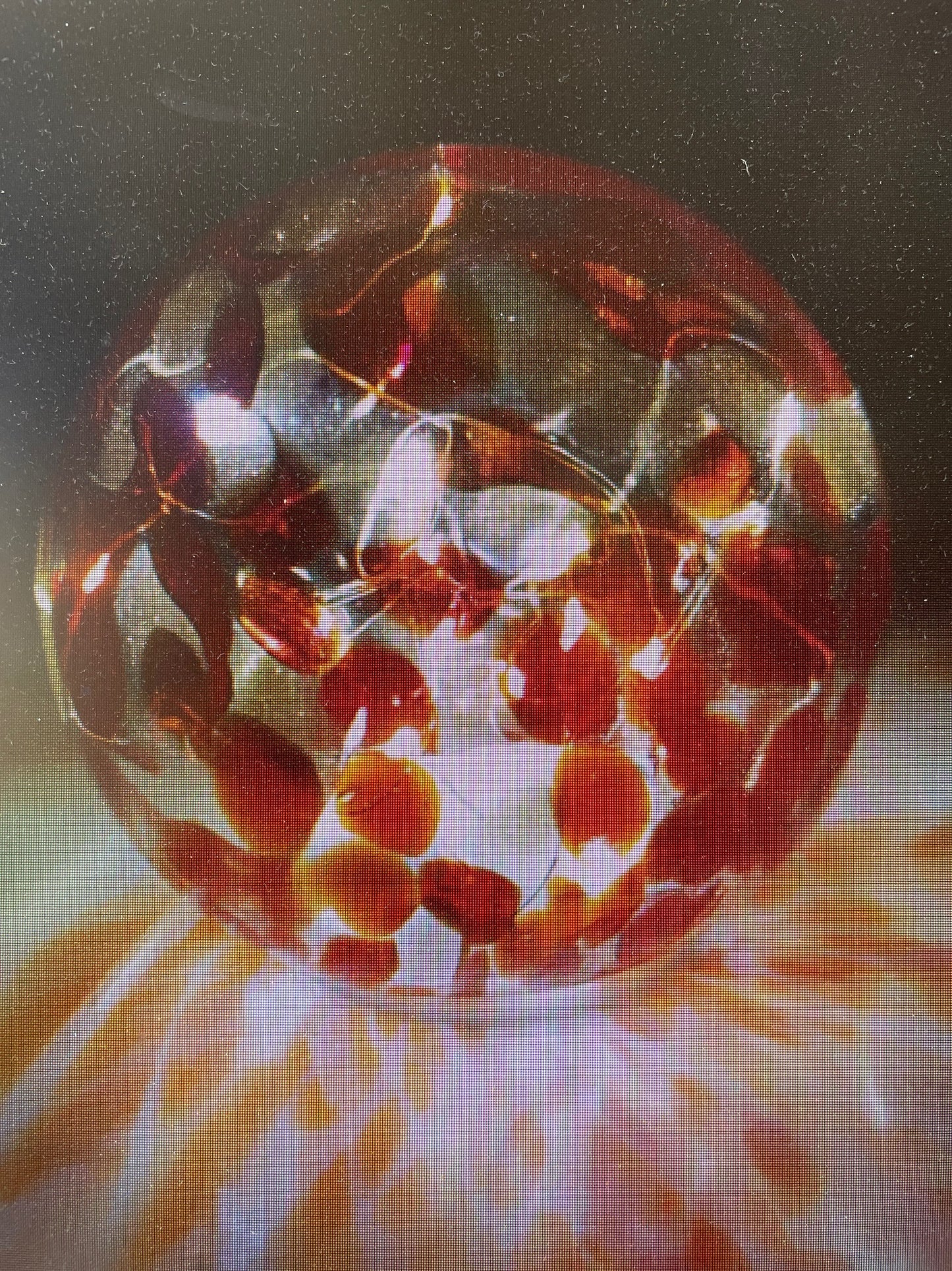 Glow Light Round-Red/Gold