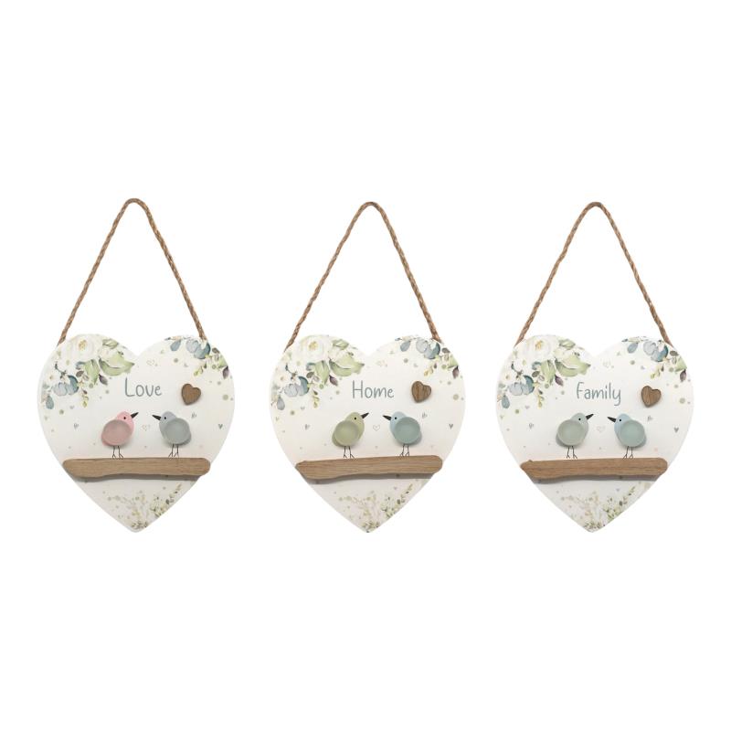 Hanging Heart Plaque