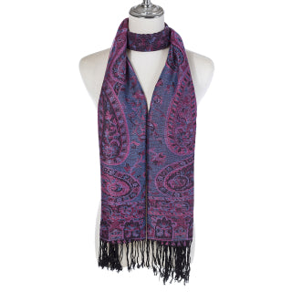 Scarf Paisley-Purple