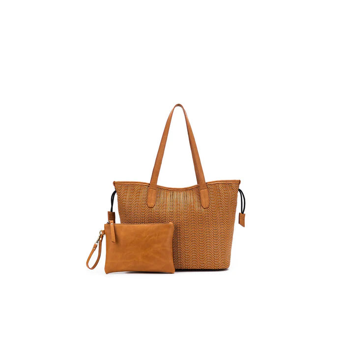 Pippa 2 Piece Handbag-Tan