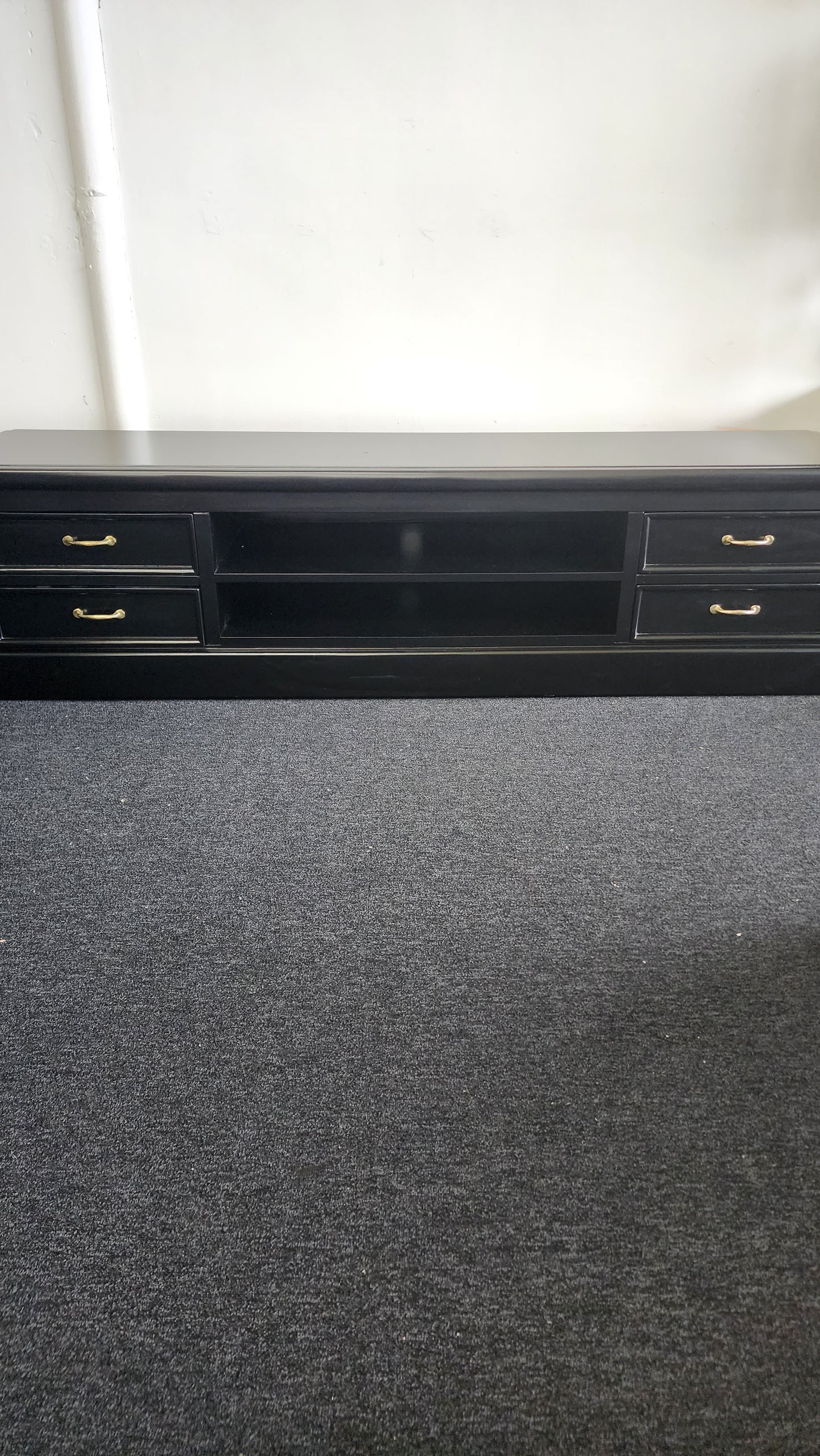 Hampton' Black 4 Drawer Tv