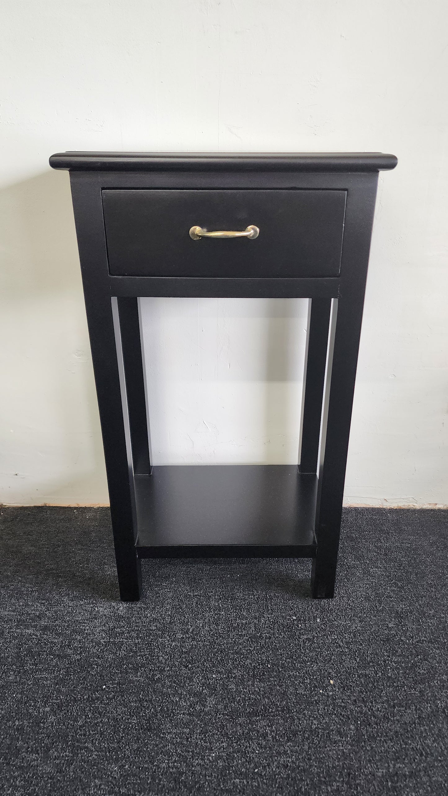 Hampton's Black Telephone Table
